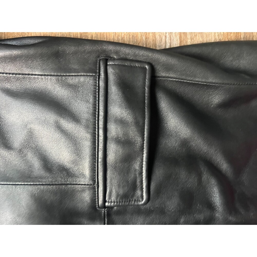 Vintage 4/2008 Lined Sample Sean John Soft Leather Blazer with Suede Lapel - Picture 9 of 16
